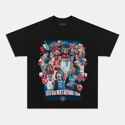 BASKETBALL USA TEE