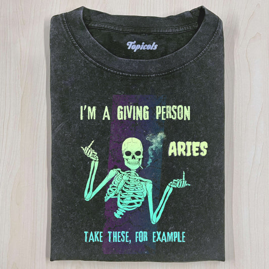 A GIVING PERSON T-SHIRT