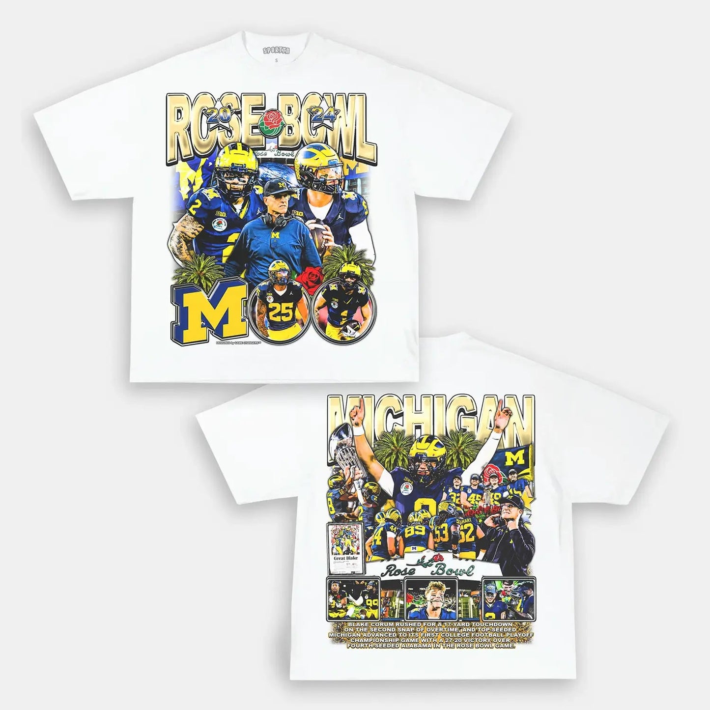 MICHIGAN - ROSE BOWL TEE - DS